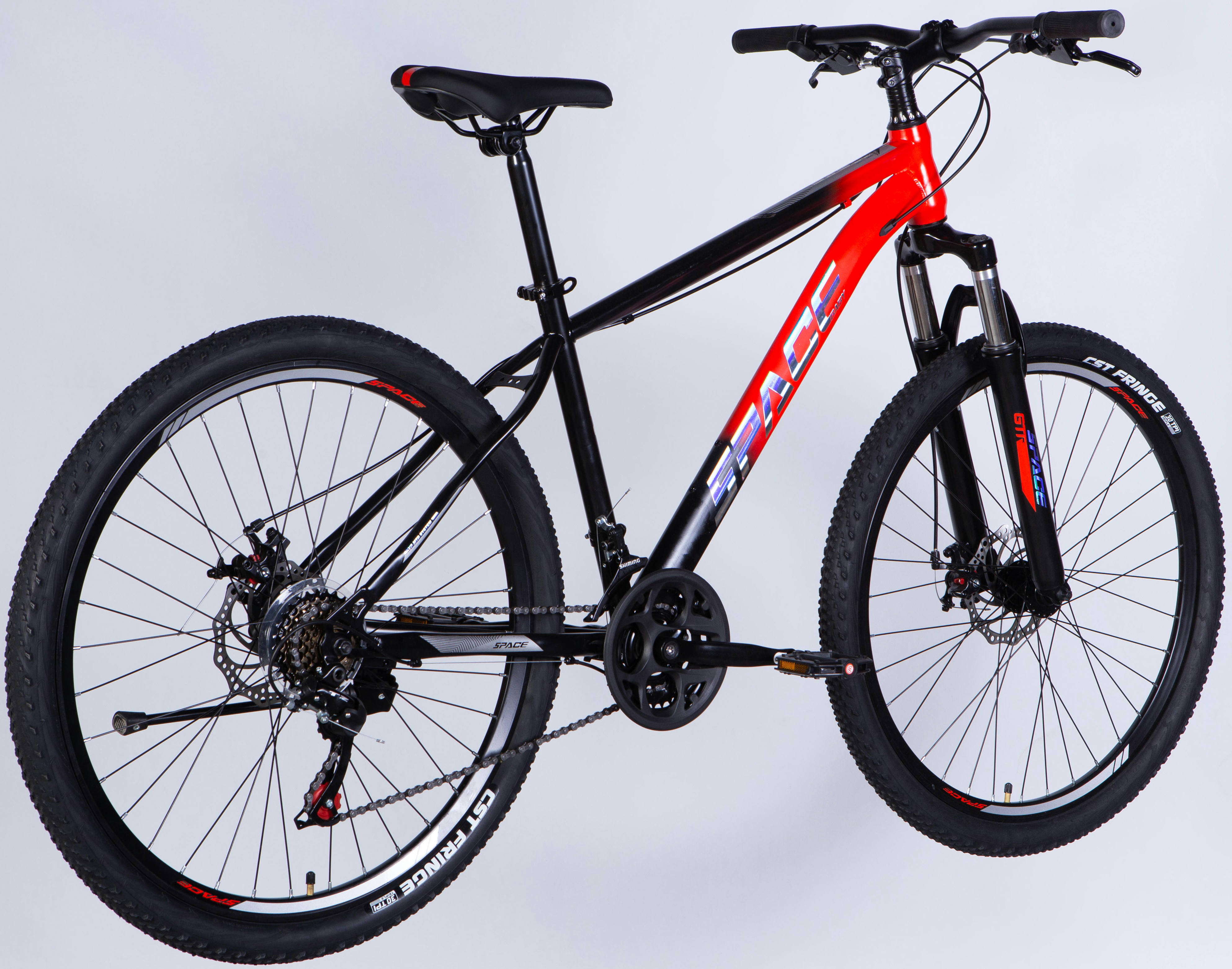 Велосипед Space Mars ST 29" 2025 DD FR 20" красно-черный (матовый) фото 3