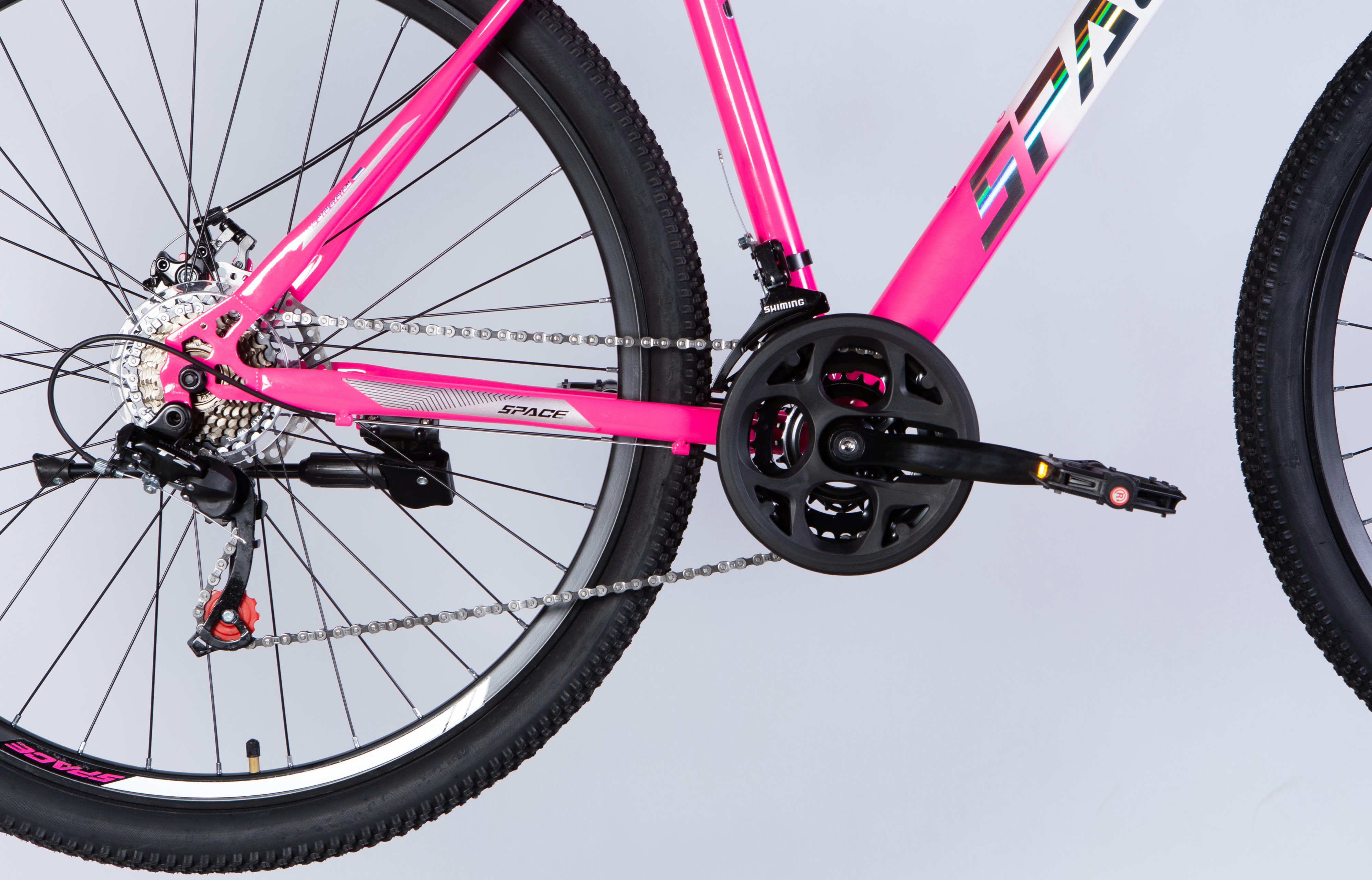 Велосипед Space Mars ST 29" 2025 DD FR 20" рожево-білийфото4