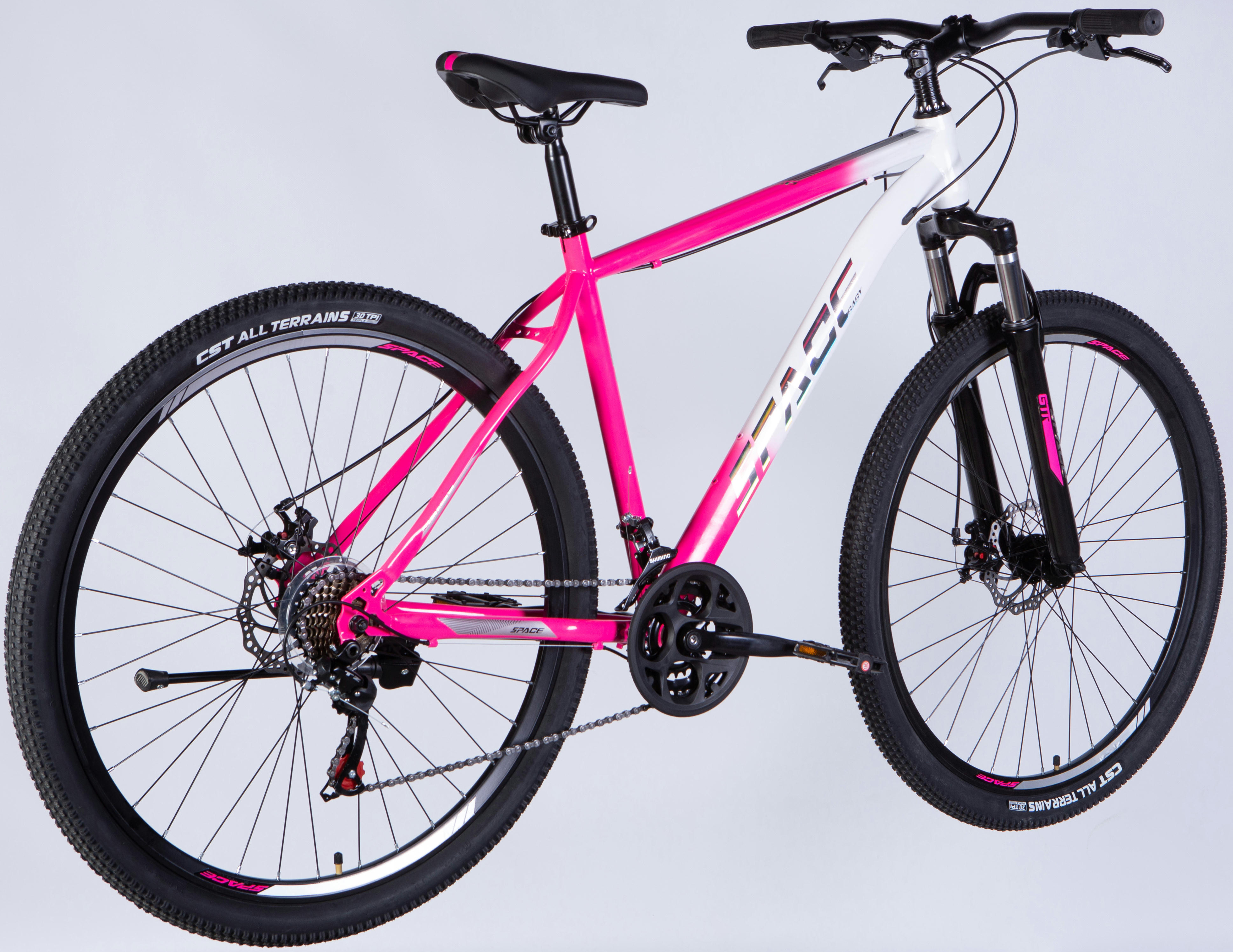 Велосипед Space Mars ST 29" 2025 DD FR 20" рожево-білийфото2