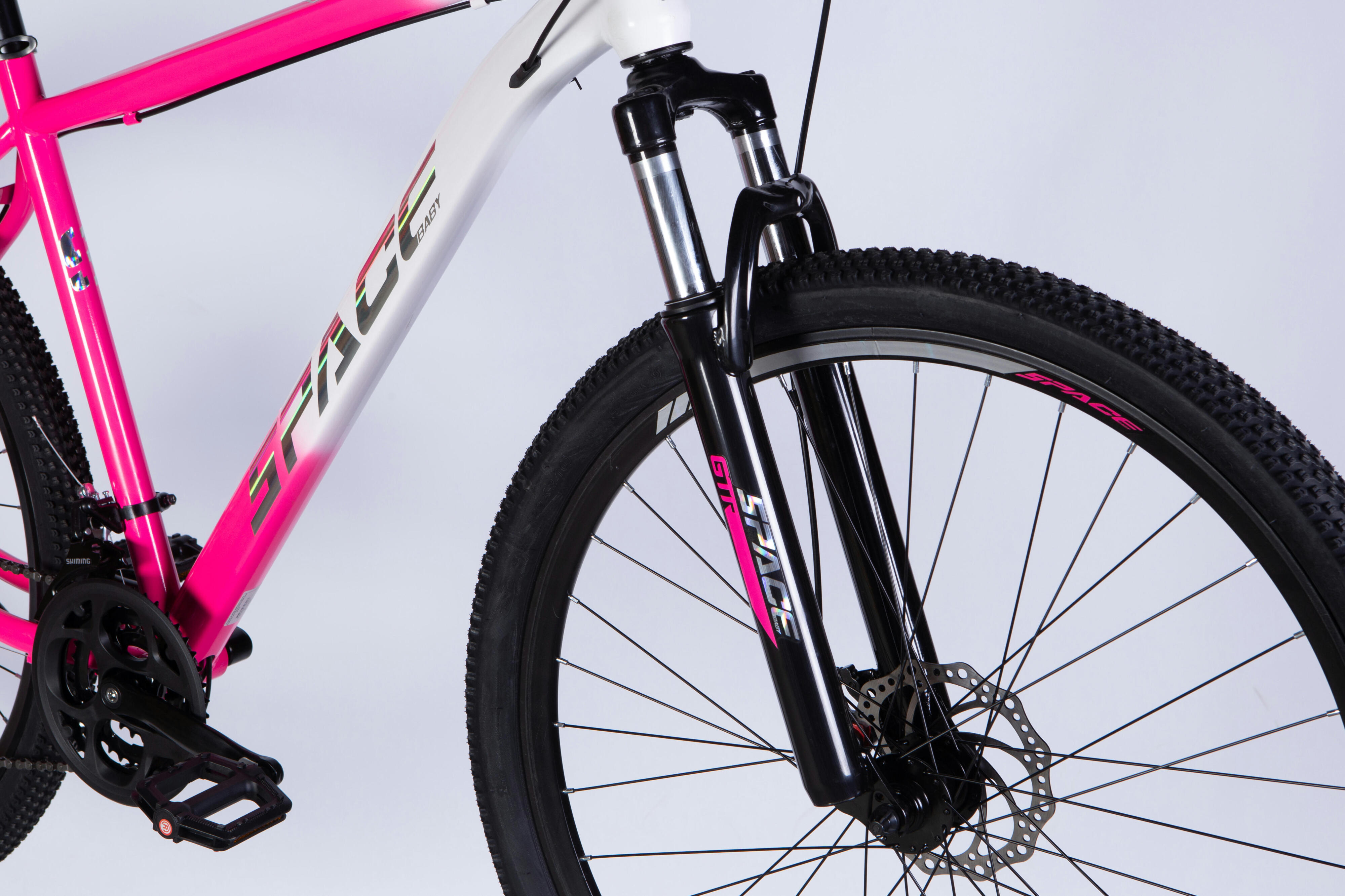 Велосипед Space Mars ST 29" 2025 DD FR 20" рожево-білийфото5