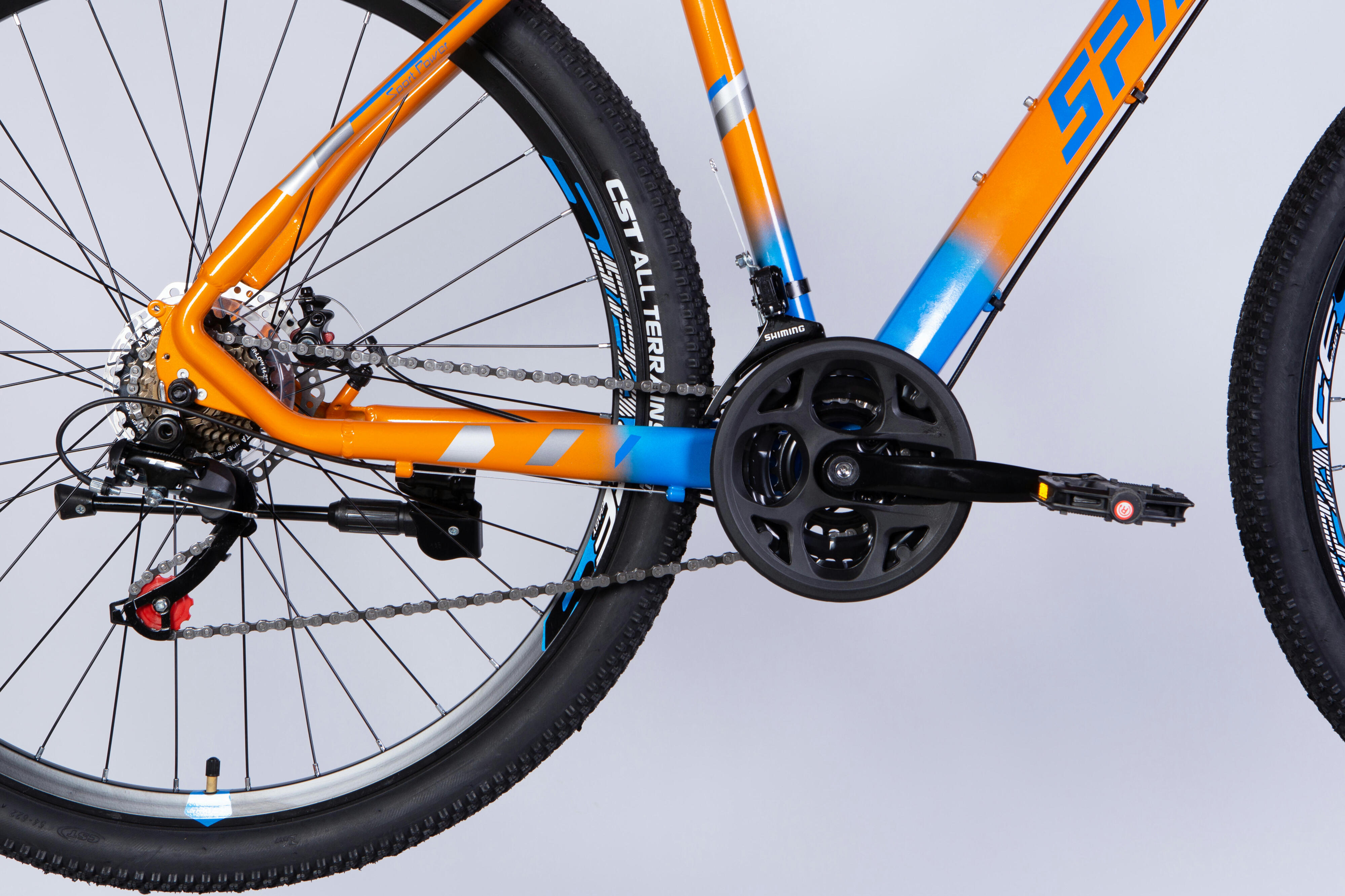 Велосипед Space Mercury AL 29" 2025 DD FR 18" оранжево-синий фото 
