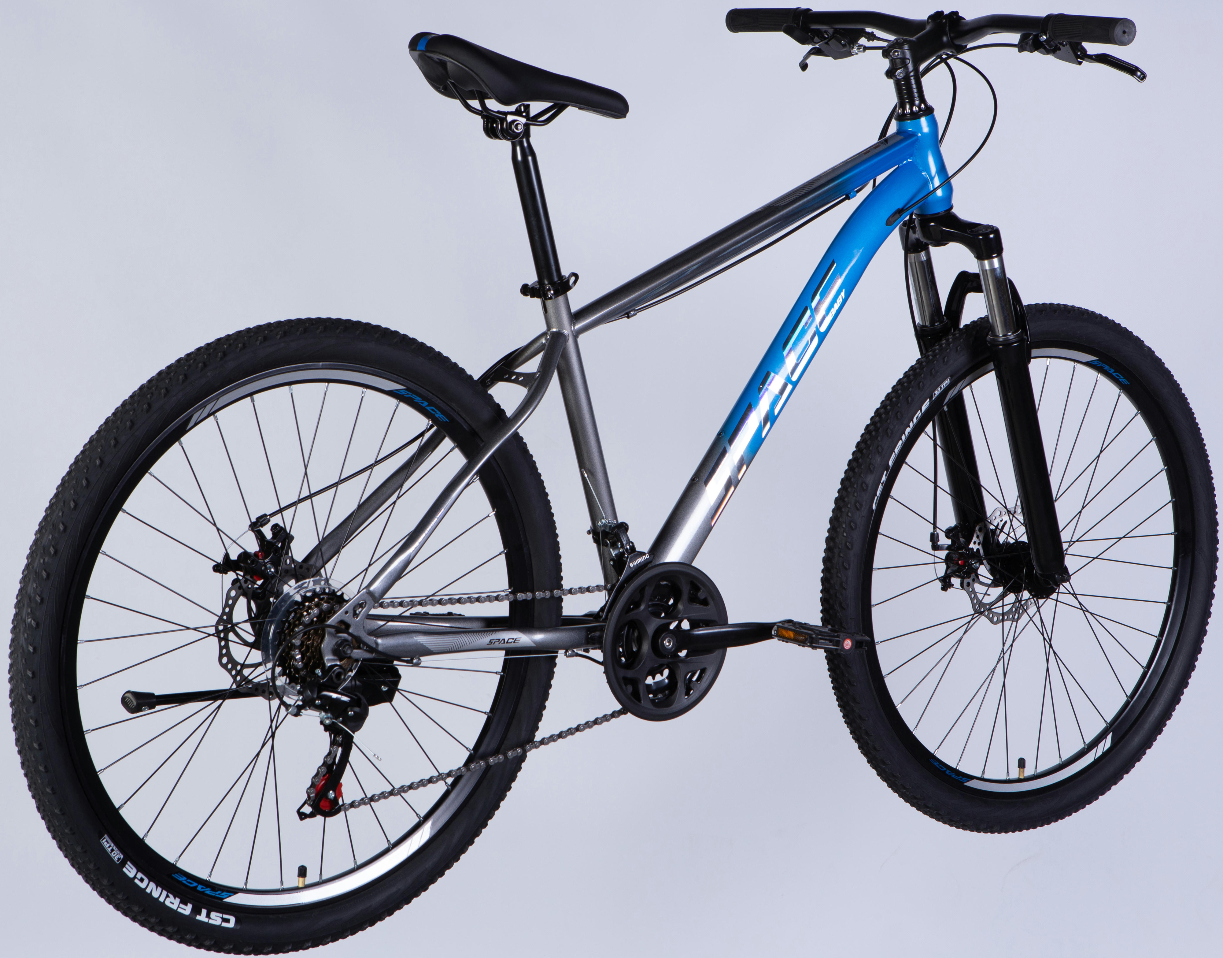 Велосипед Space Mars ST 29" 2025 DD FR 16" сине-серебристый фото 3