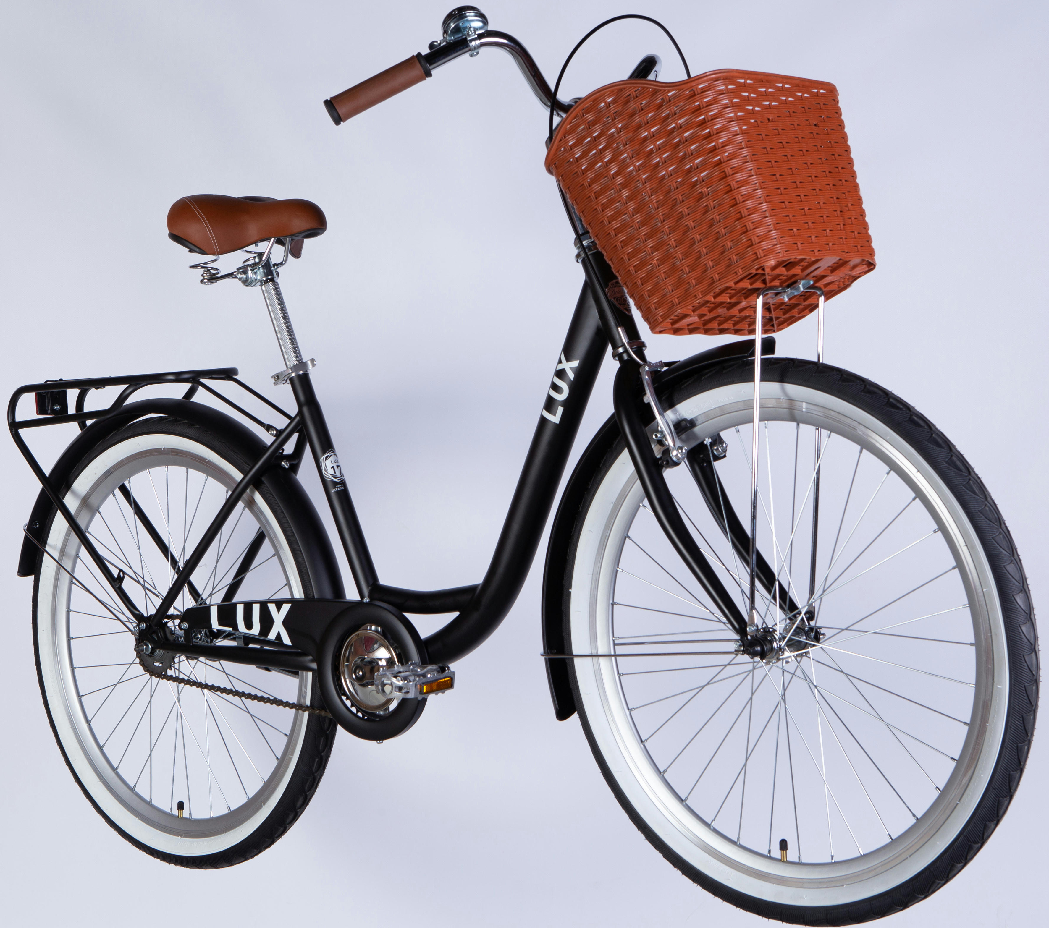 Велосипед Dorozhnik Lux ST 26" 2025 Velosteel 17" чорний (матовий)фото
