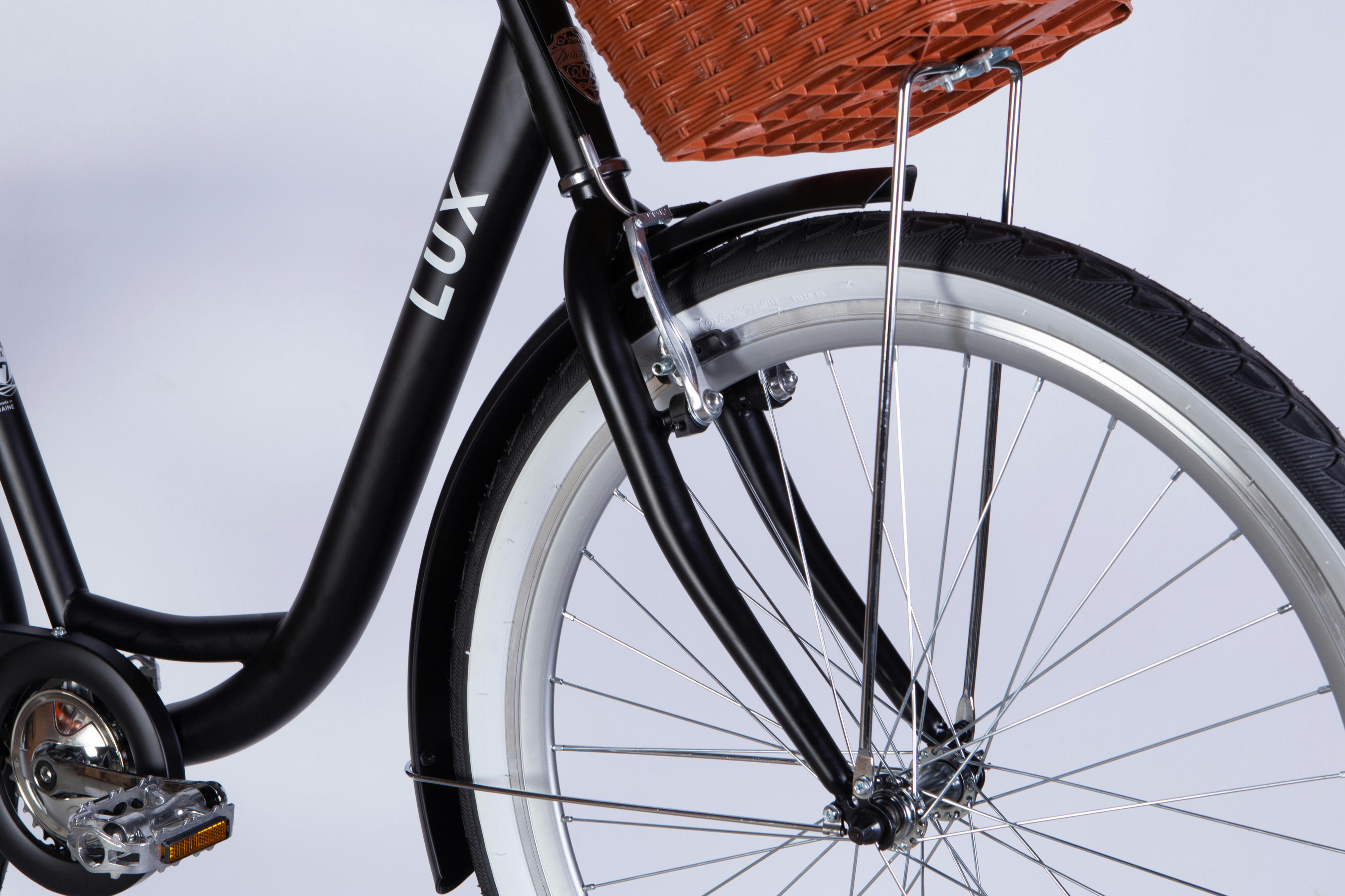 Велосипед Dorozhnik Lux ST 26" 2025 Velosteel 17" чорний (матовий)фото