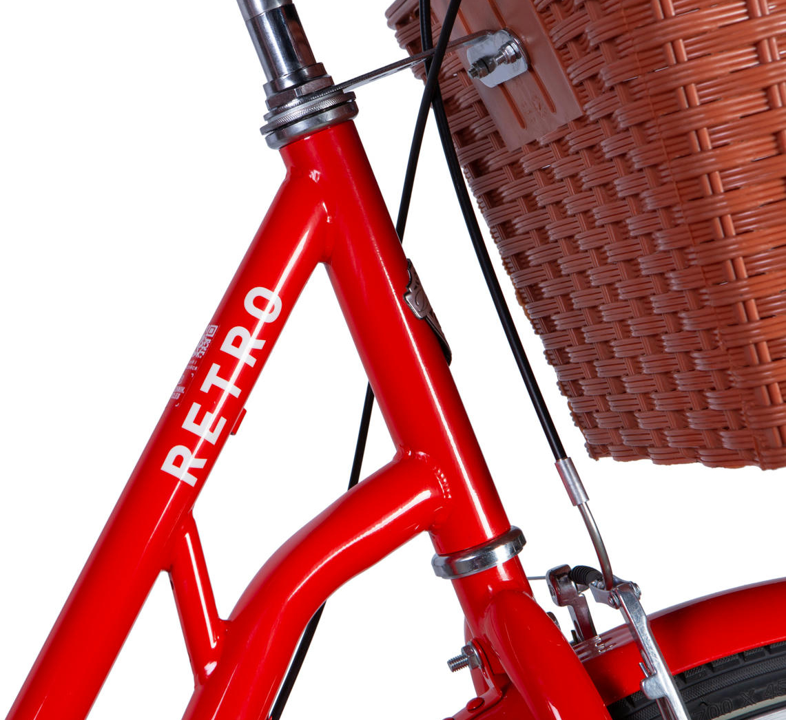 Велосипед Dorozhnik Retro ST 28" 2024 PH 19" оранжевый фото 2