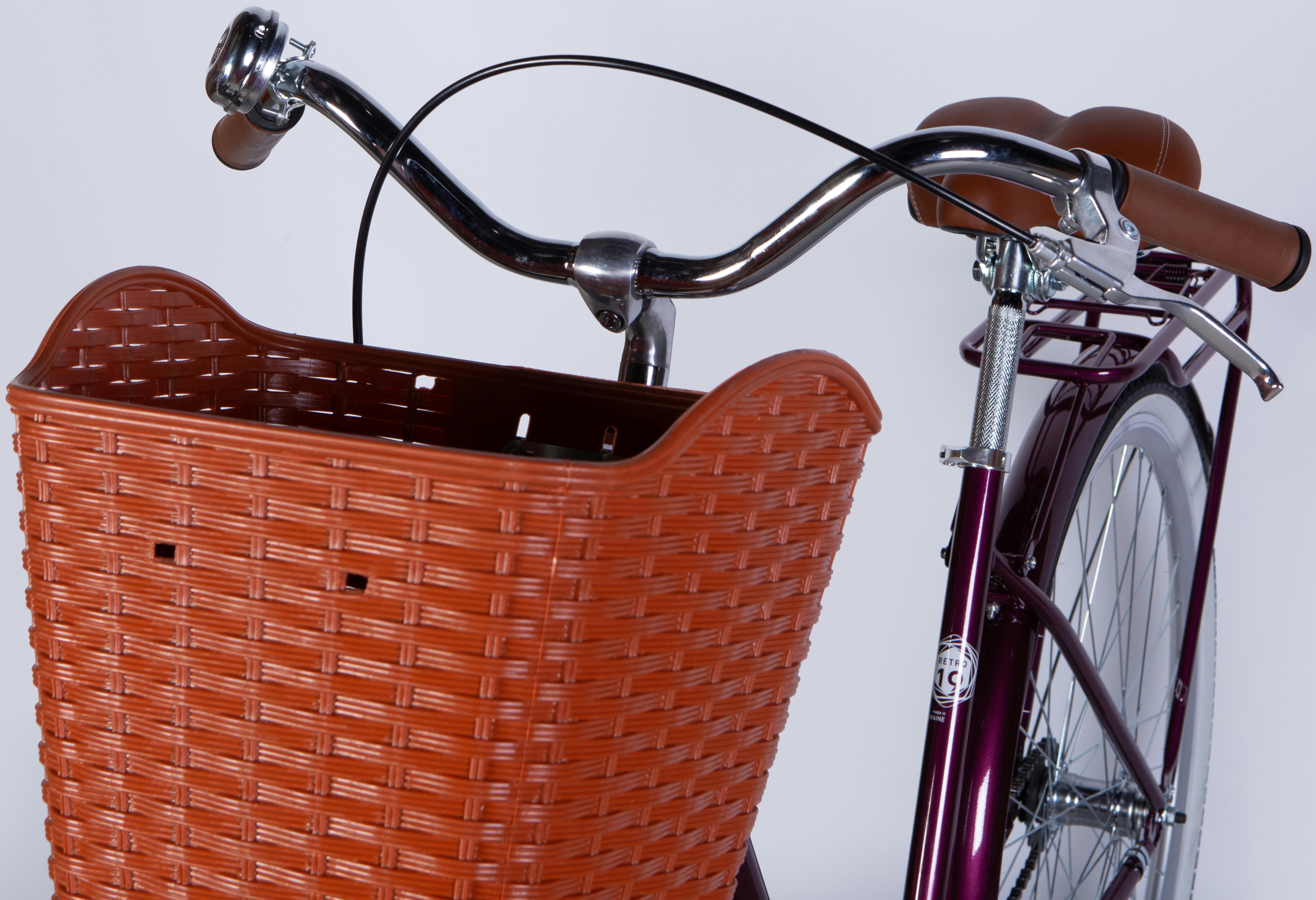 Велосипед Dorozhnik Retro ST 28" 2025 Velosteel 19" малиновый фото 