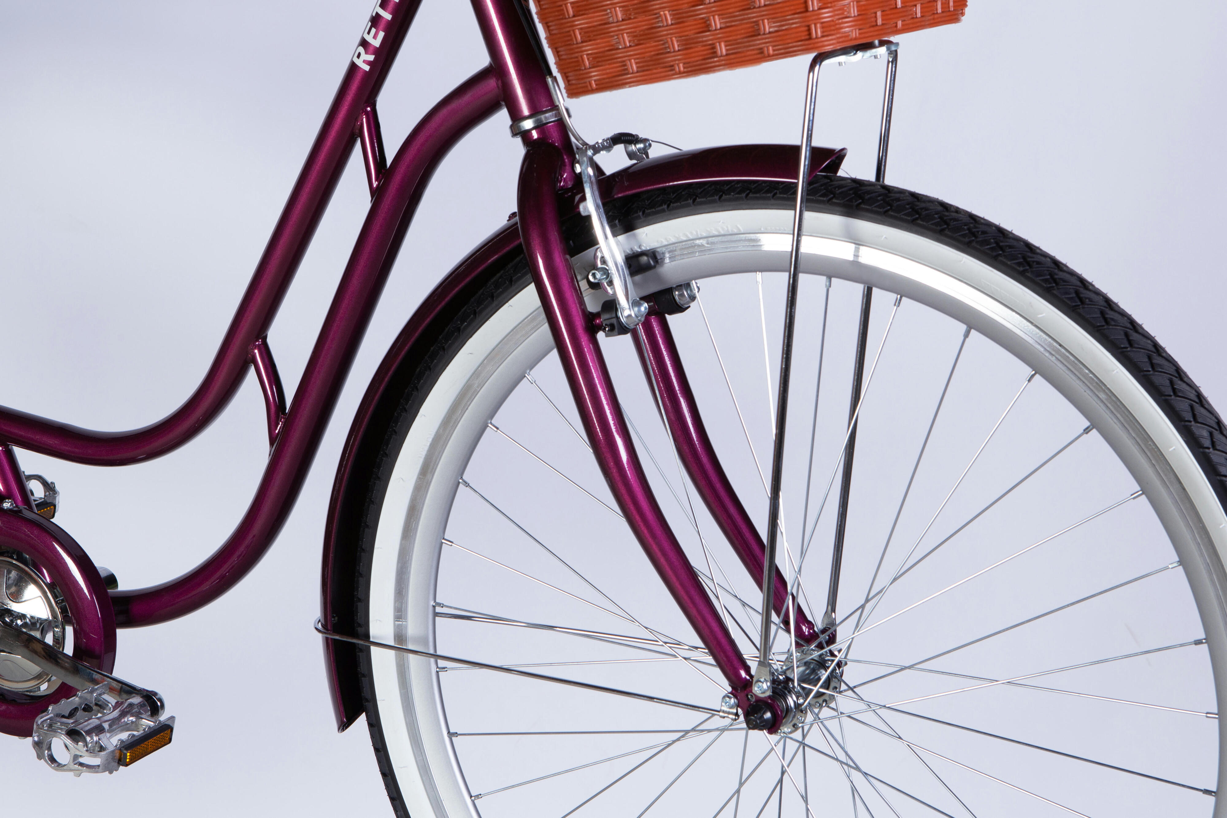 Велосипед Dorozhnik Retro ST 28" 2025 Velosteel 19" малиновый фото 