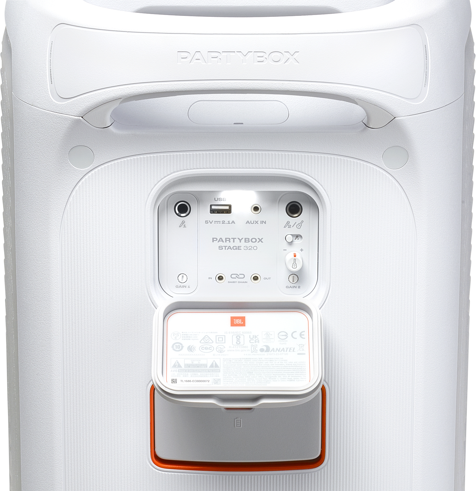 Акустична система JBL PartyBox Stage 320 White (JBLPBSTAGE320SWEP)фото17