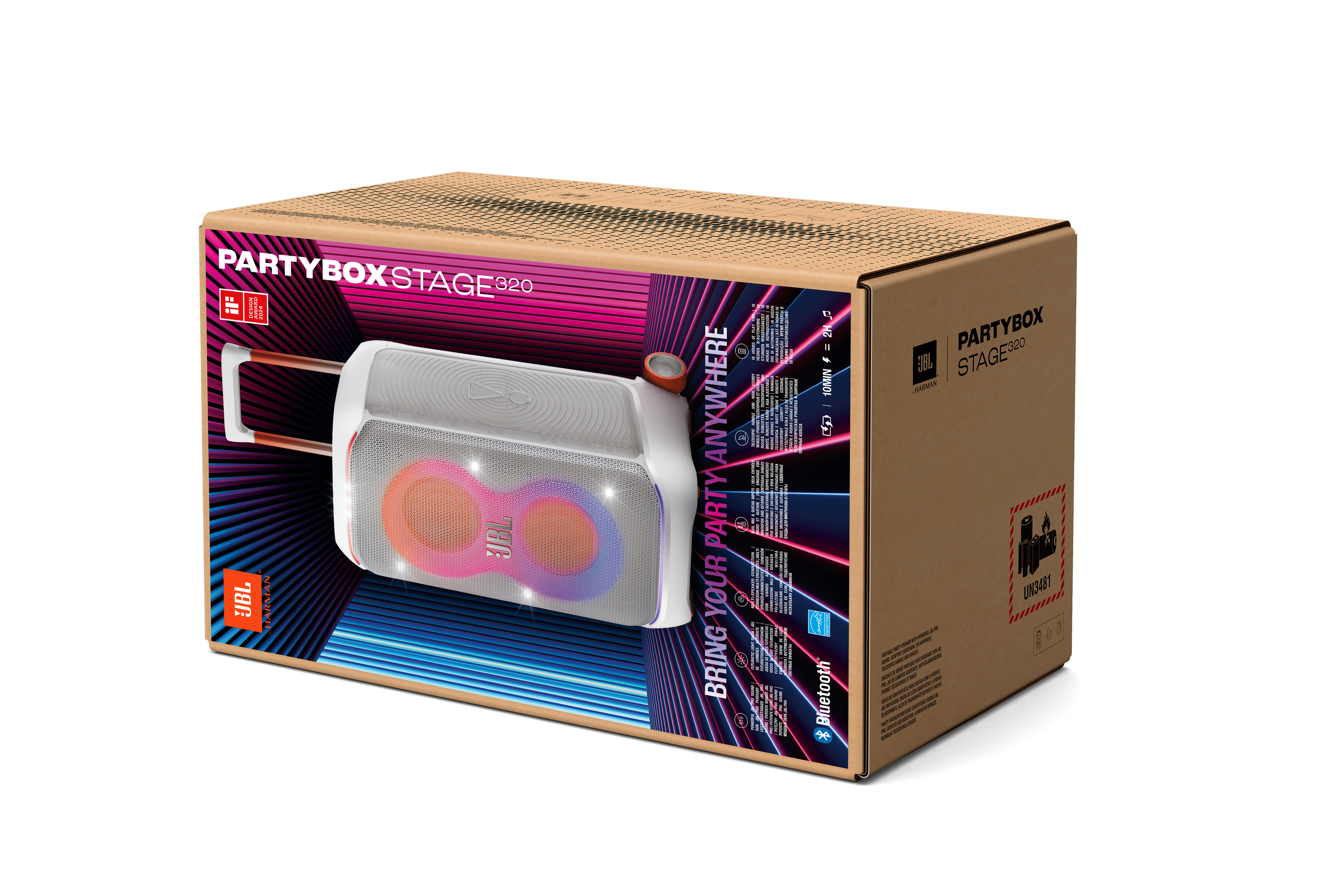 Акустична система JBL PartyBox Stage 320 White (JBLPBSTAGE320SWEP)фото18