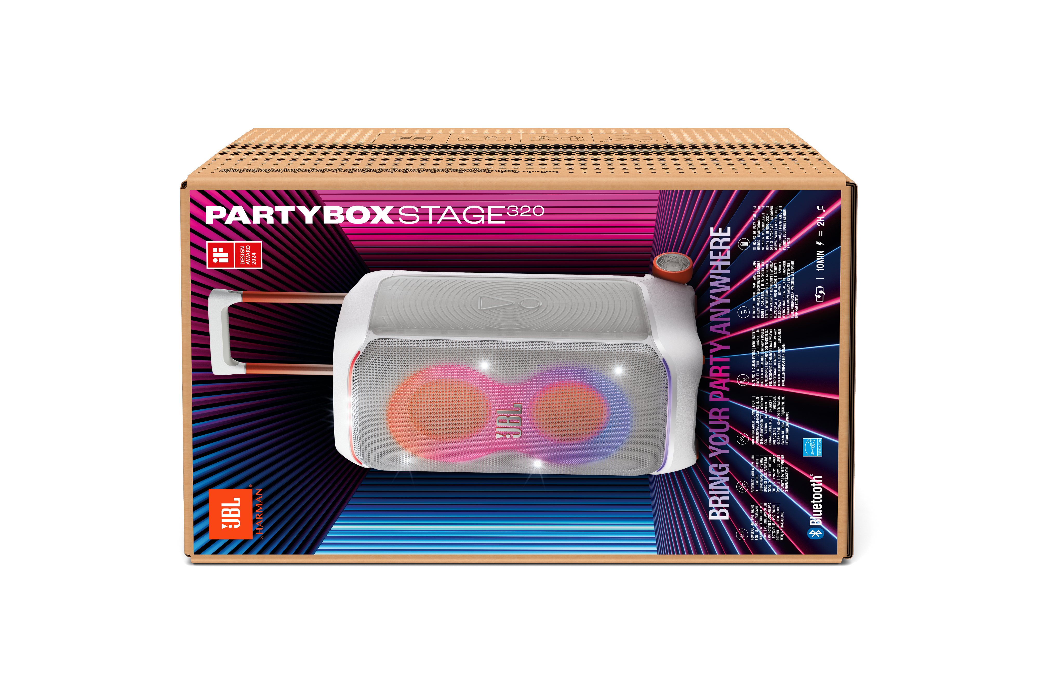 Акустична система JBL PartyBox Stage 320 White (JBLPBSTAGE320SWEP)фото19