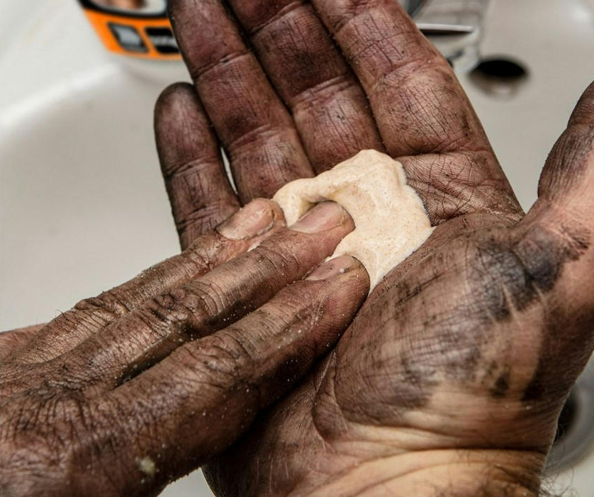 Гель-паста для миття рук Neo Tools нейтральний абразивний рН, кремовий колір 500г (10-403)фото4