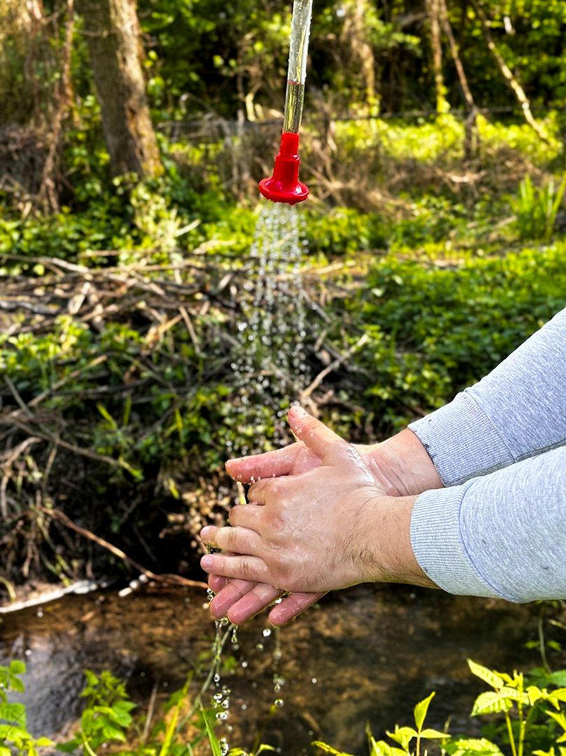 Кемпинговый душ Neo Tools, ПВХ, 20л, черный, 0.3 кг фото 9