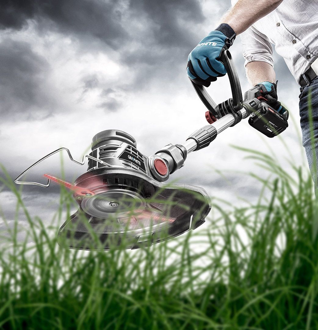 Триммер садовый аккумуляторный GRAPHITE Energy+ 18В (без АКБ и ЗУ), (58G030) фото 12