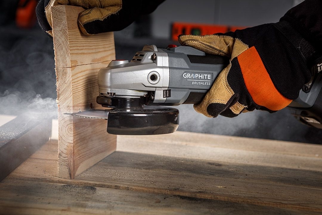 Шліфмашина кутова акумуляторна GRAPHITE Energy+ 18В 125 мм (без АКБ та ЗП), (58GE142)фото