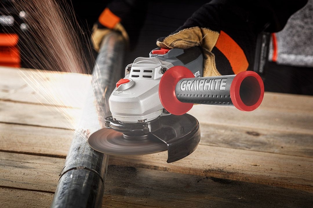 Шліфмашина кутова акумуляторна GRAPHITE Energy+ 18В 125 мм (без АКБ та ЗП), (58GE142)фото