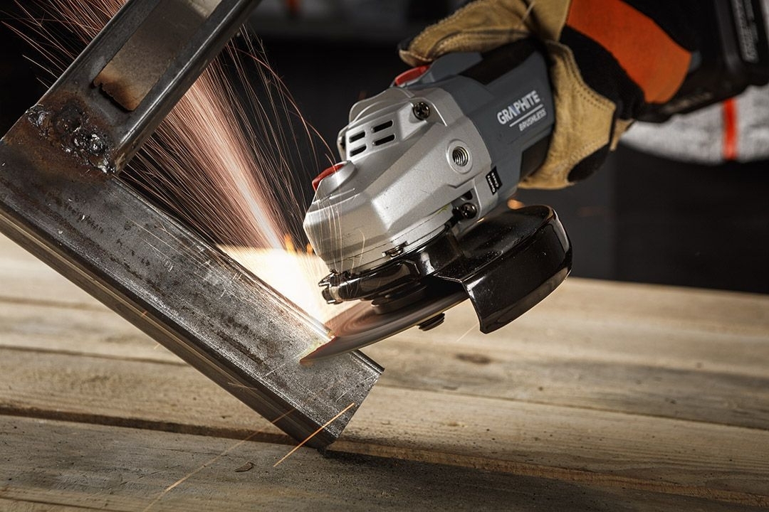 Шліфмашина кутова акумуляторна GRAPHITE Energy+ 18В 125 мм (без АКБ та ЗП), (58GE142)фото