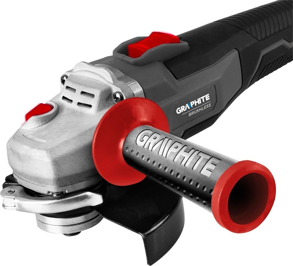 Шліфмашина кутова акумуляторна GRAPHITE Energy+ 18В 125 мм (без АКБ та ЗП), (58GE142)фото