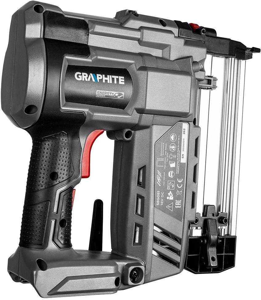 Цвяхозабивач акумуляторний GRAPHITE Energy+ 18В без АКБ та ЗП (58G081)фото