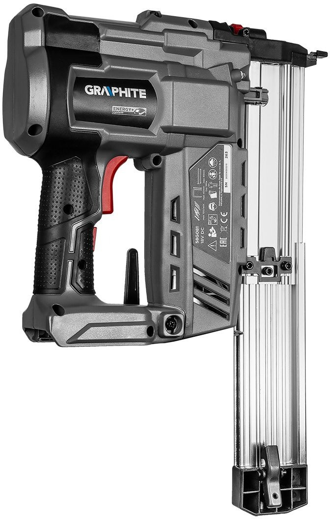 Цвяхозабивач акумуляторний GRAPHITE Energy+ 18В без АКБ та ЗП (58G081)фото