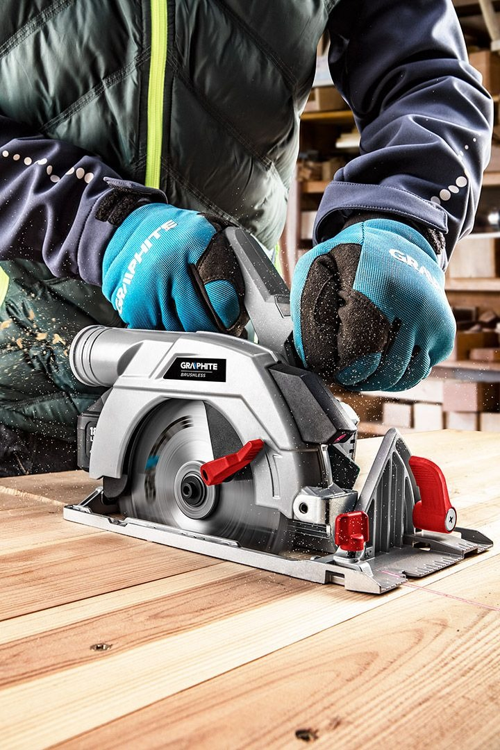 Пила дискова акумуляторна Graphite Energy+ 18В (без АКБ и ЗП), (58G023)фото