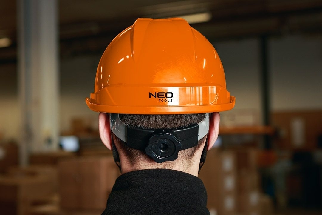 Каска захисна Neo Tools, пластик ABS, помаранчевий (97-225)фото9
