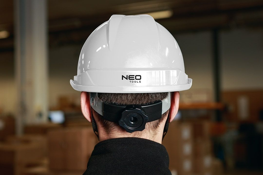 Каска захисна Neo Tools, пластик ABS, білий (97-221)фото7