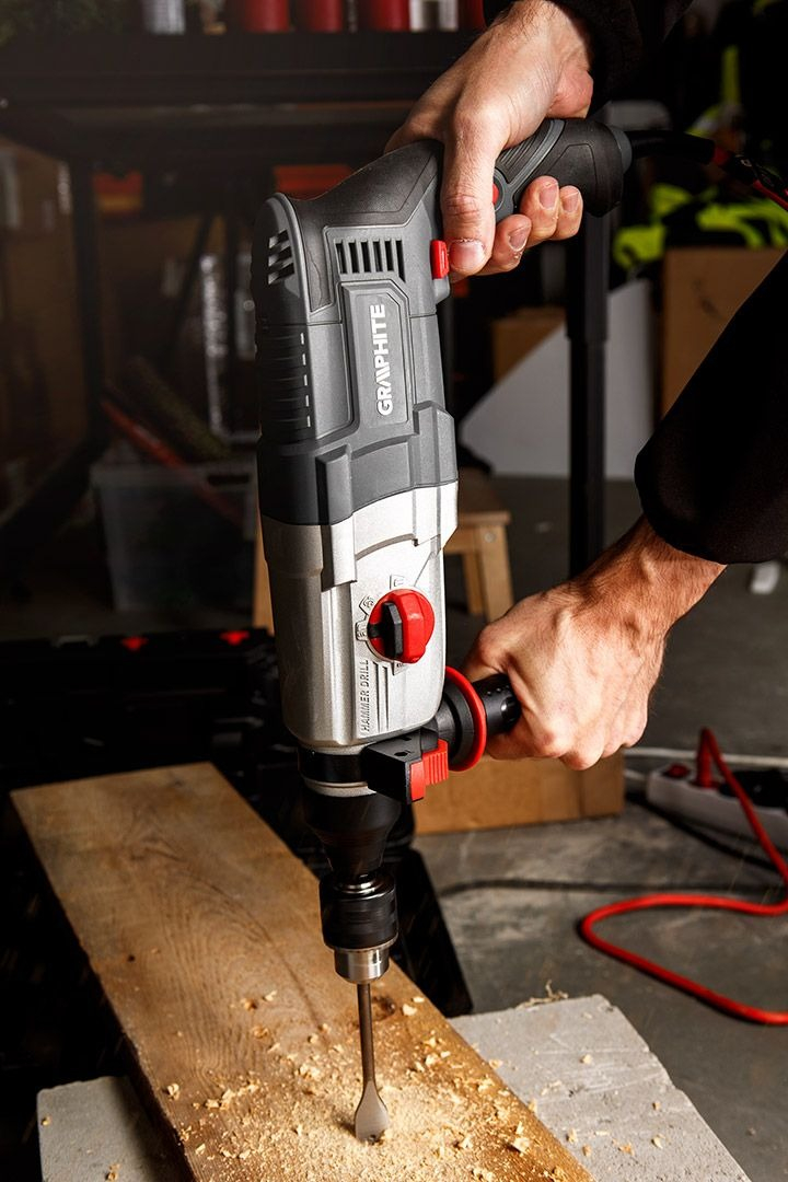 Перфоратор GRAPHITE SDS-plus 800Вт (58G538) фото 