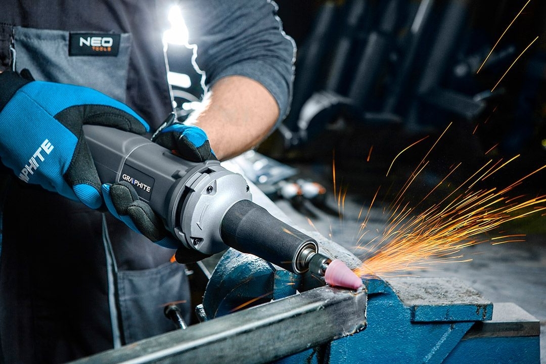 Шліфмашина пряма GRAPHITE 710Вт 12000-28000об/хв (59G071)фото