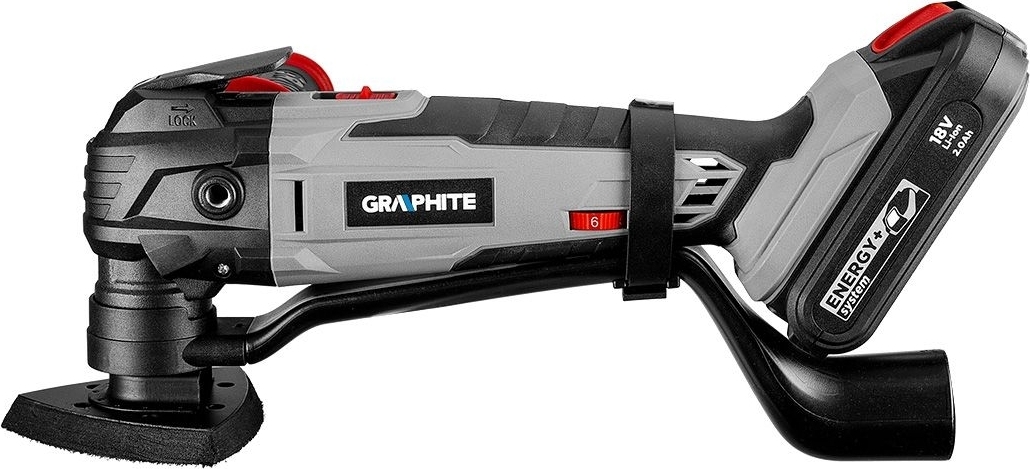 Многофункциональный инструмент GRAPHITE Energy+ 18В без АКБ и ЗУ (58G013) фото 