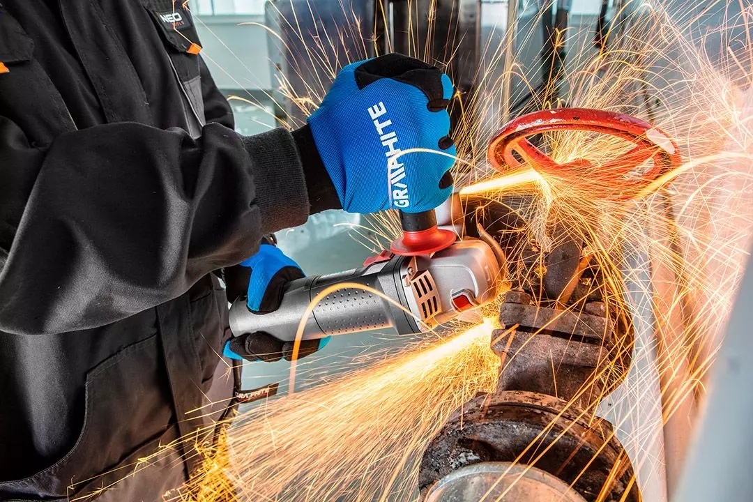 Шлифмашина угловая GRAPHITE 125мм 1100Вт 11000об·мин 2.7кг (59G110) фото 4