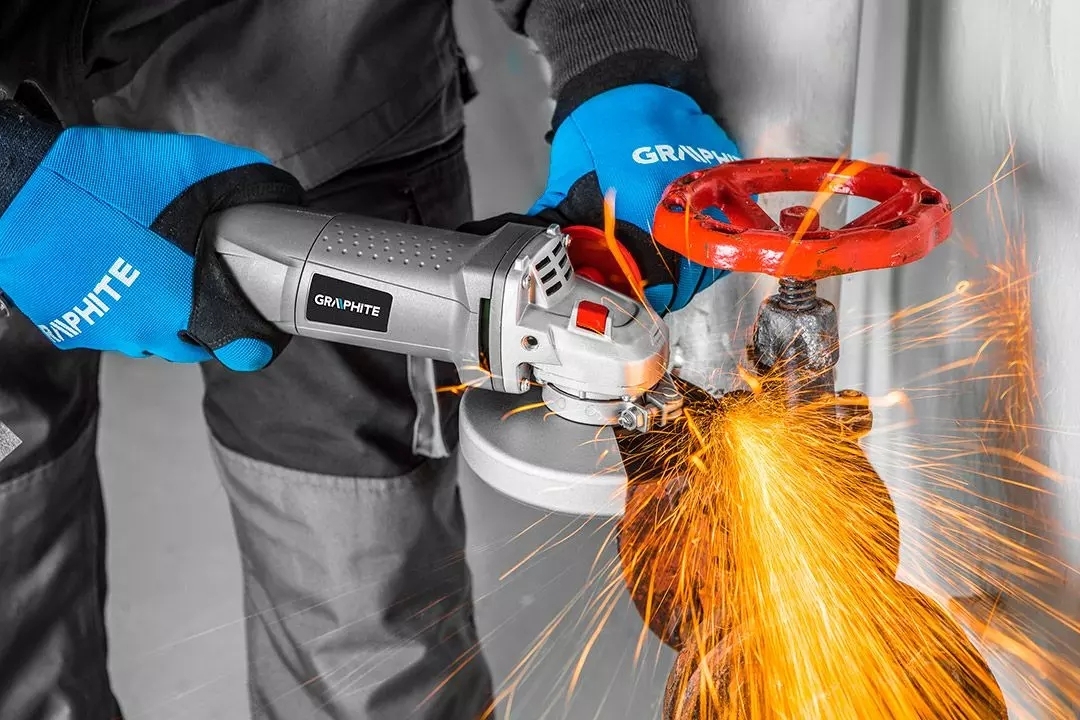 Шлифмашина угловая GRAPHITE 125мм 1100Вт 11000об·мин 2.7кг (59G110) фото 5