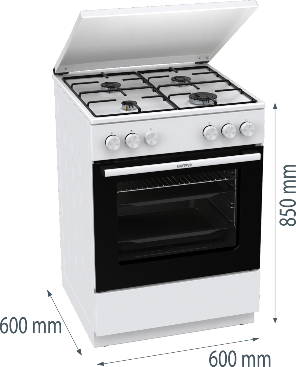 Плита газова Gorenje GG6A11WJфото8