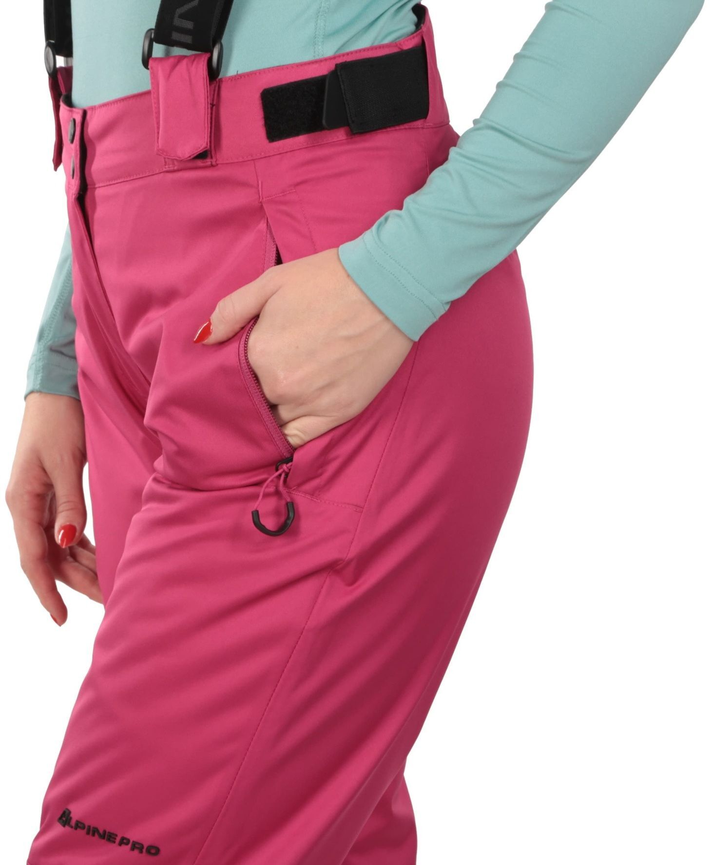 Штаны женские Alpine Pro EDESA LPAD722 852 XS розовые фото 7