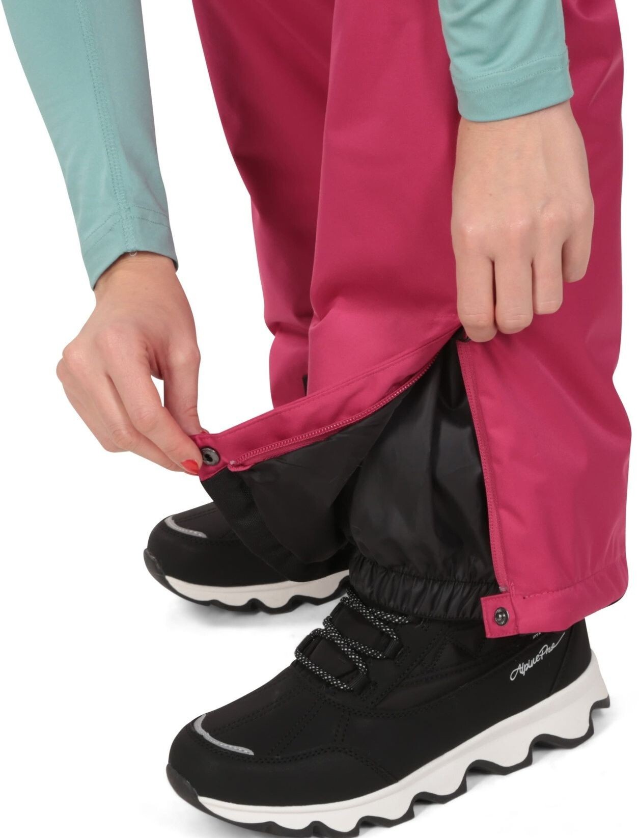 Штаны женские Alpine Pro EDESA LPAD722 852 XS розовые фото 8