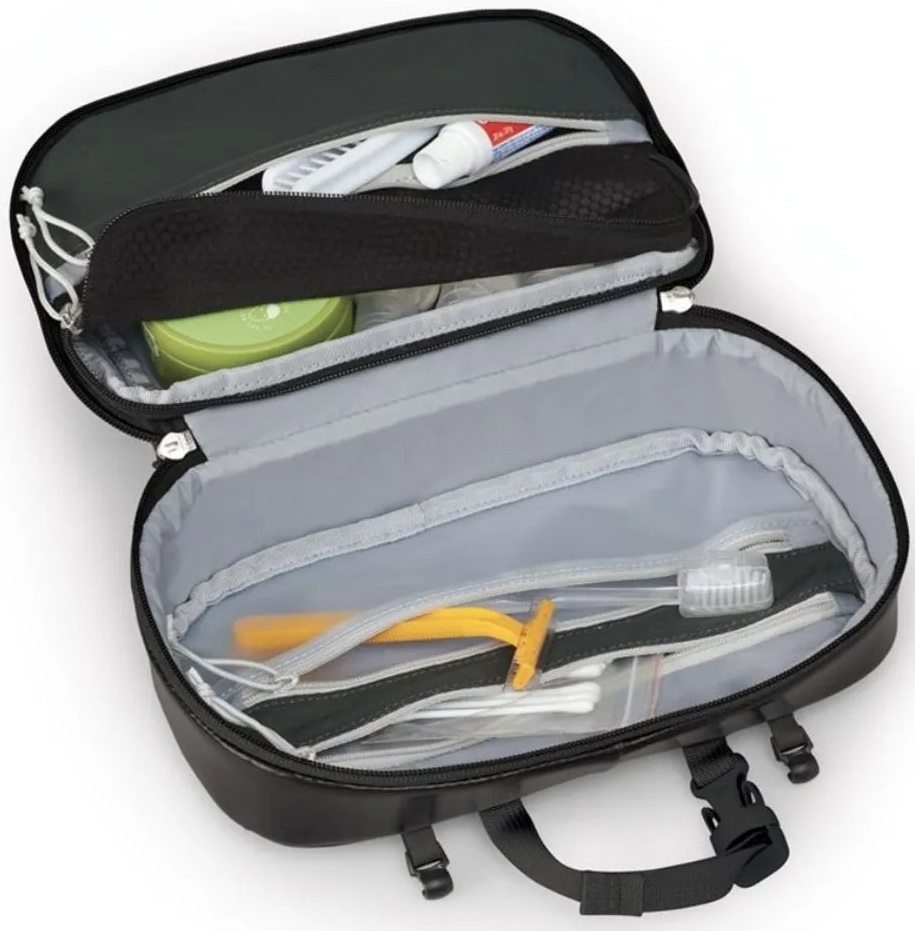 Органайзер Osprey Transporter Hanging Toiletry Kit black O/S чорнийфото