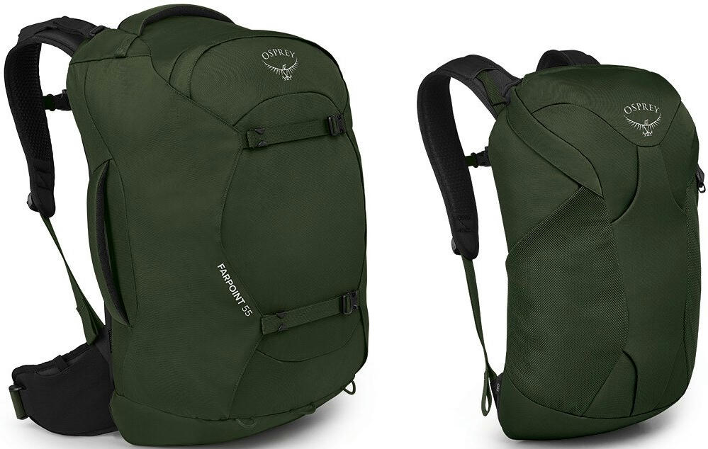 Рюкзак Osprey Farpoint 55 Gopher Green O/S зеленый фото 4