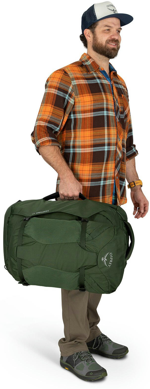 Рюкзак Osprey Farpoint 55 Gopher Green O/S зеленый фото 6