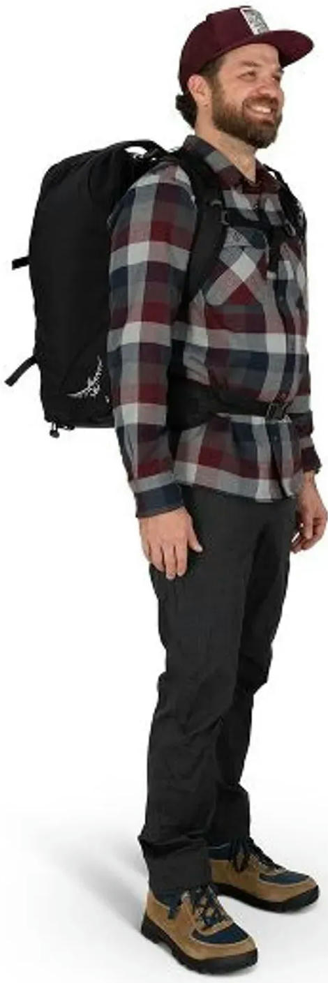 Сумка на колесах Osprey Farpoint Wheeled Travel Pack 36 black O/S черная фото 8