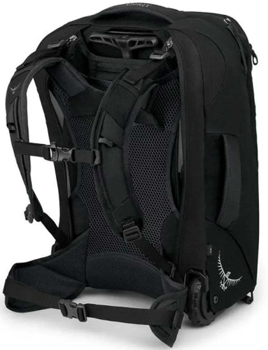 Сумка на колесах Osprey Farpoint Wheeled Travel Pack 36 black O/S черная фото 3