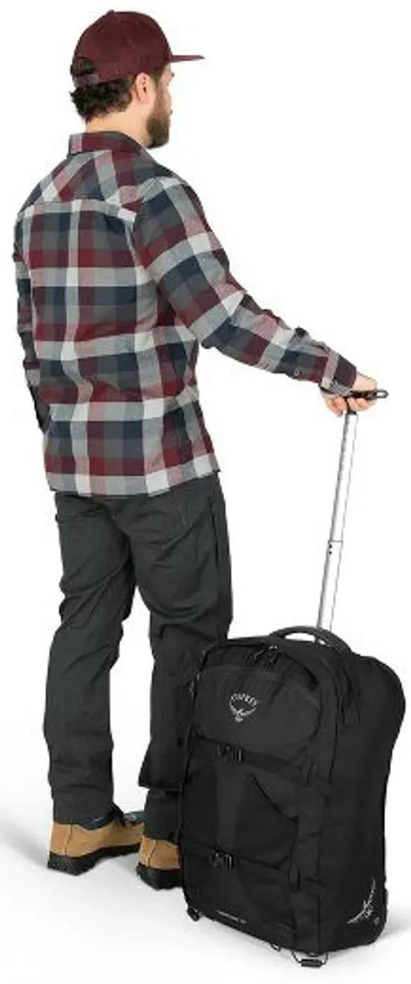 Сумка на колесах Osprey Farpoint Wheeled Travel Pack 36 black O/S черная фото 9