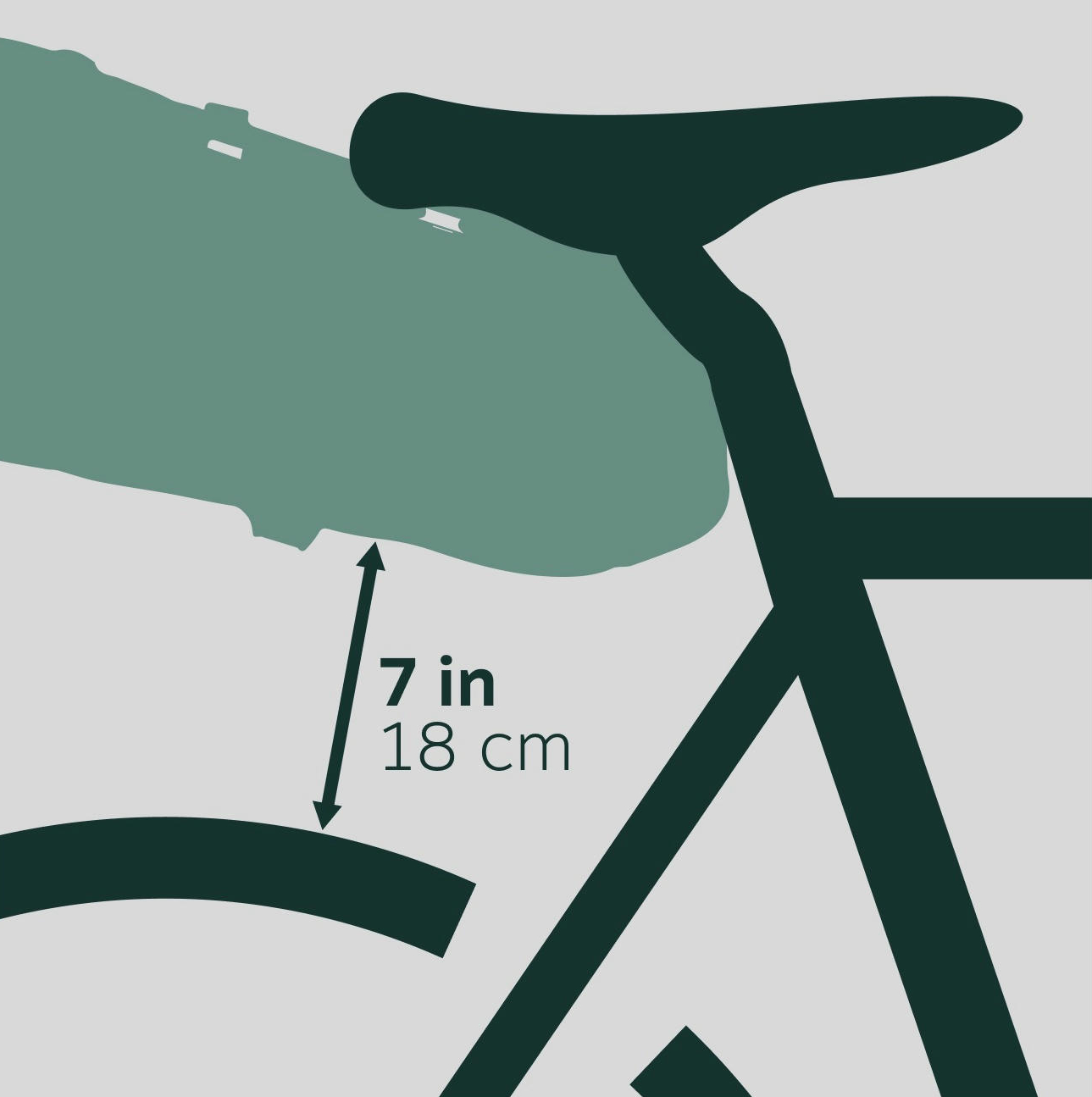 Сумка під сідло Osprey Escapist Saddle Bag L чорнафото