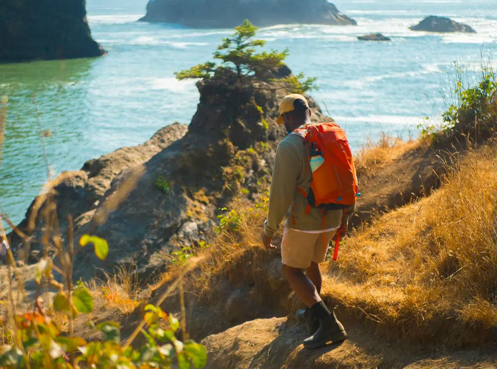 Рюкзак Osprey Hikelite 18 koi orange/blue venture O/S оранжевый фото 11