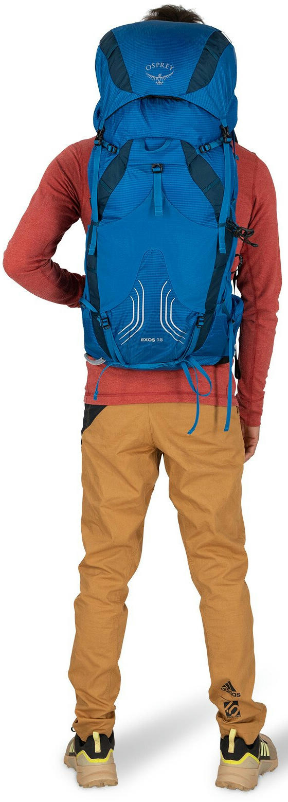 Рюкзак Osprey Exos 38 dark charcoal L/XL темно-сірийфото4