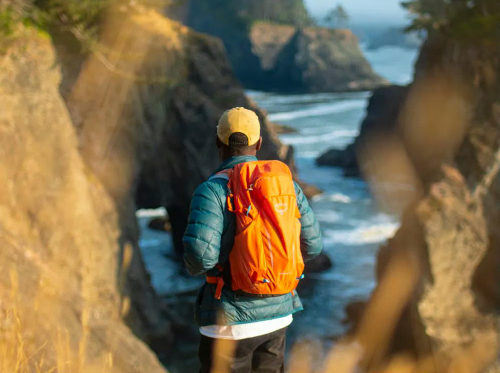 Рюкзак Osprey Hikelite 18 stardust yellow/gray wolf O/S желтый/серый фото 8