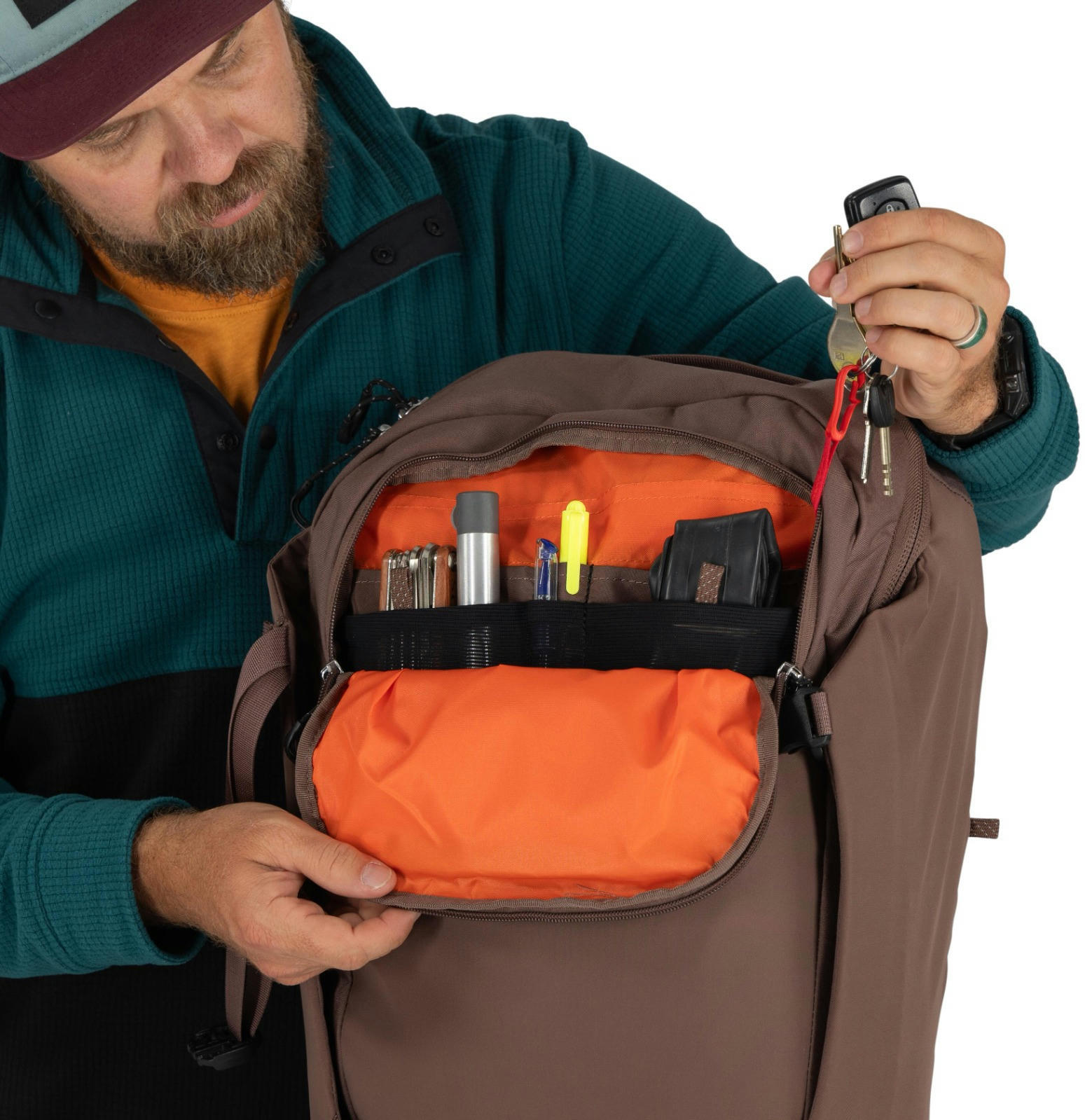 Рюкзак Osprey Metron 24 magma brown O/S коричневый фото 8