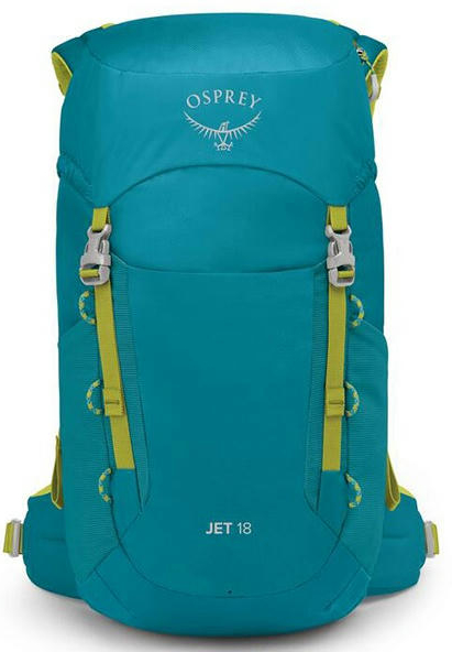 Рюкзак Osprey Jet 18 blue spikemoss/lemongrass O/S блакитнийфото2