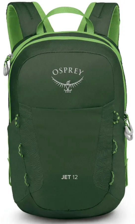 Рюкзак Osprey Jet 12 green canopy/limeline green O/S темно-зеленийфото2