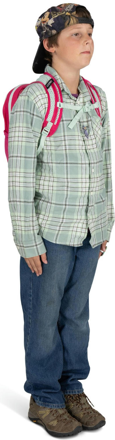 Рюкзак Osprey Daylite Jr hotspot pink/frosty mint O/S рожевий/сірийфото6