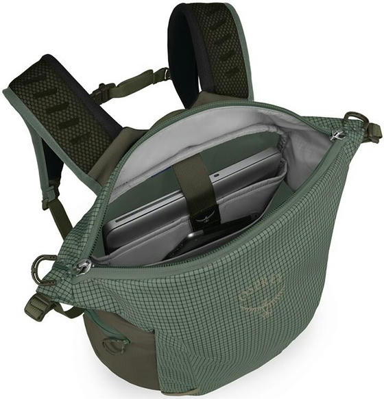 Рюкзак Osprey Transporter Zinch pine leaf/earl grey O/S темно-зеленийфото4