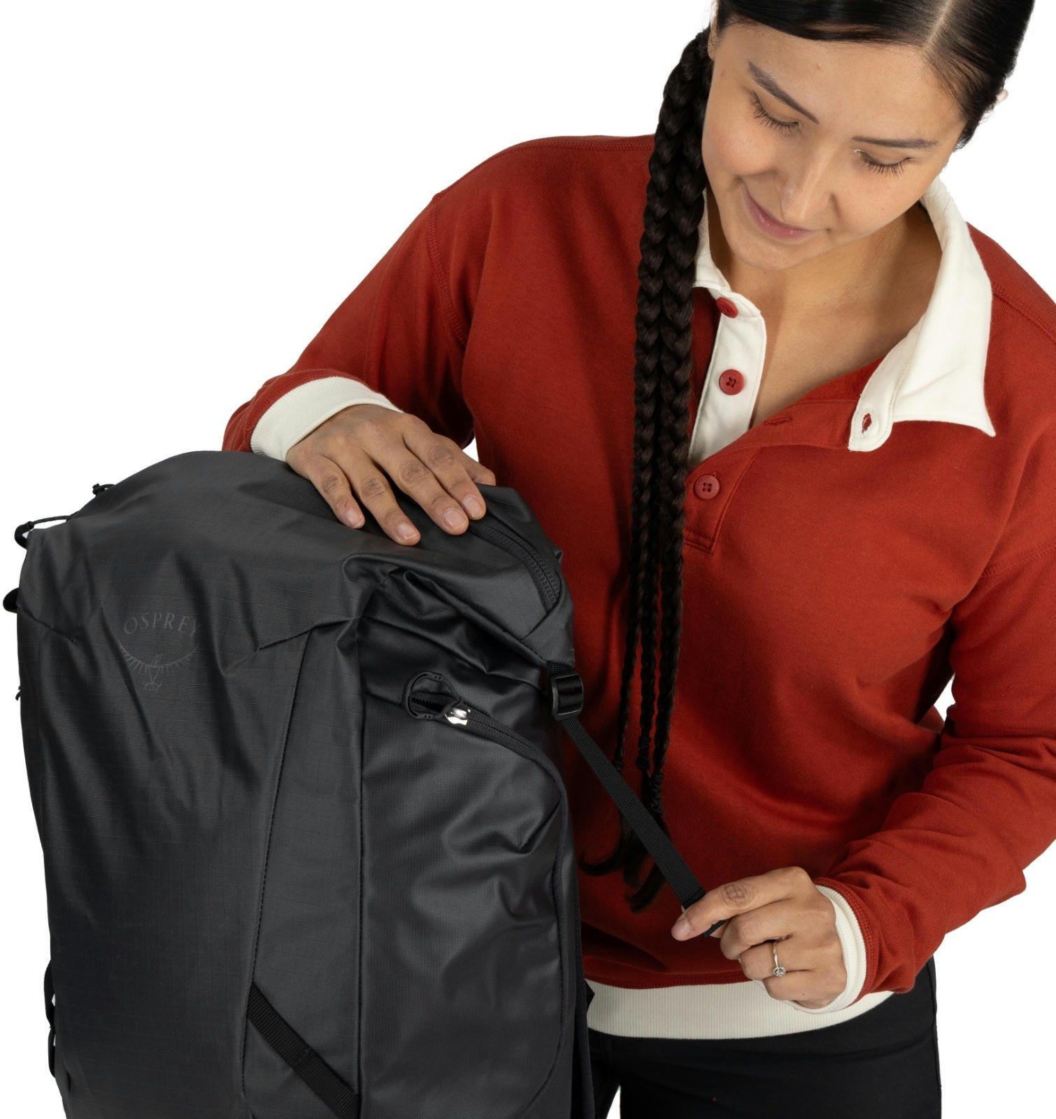 Рюкзак Osprey Transporter Zinch raven black O/S чорнийфото7